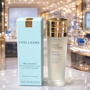 Estee Lauder Micro Essence Skin Activating Treatment Lotion - Gold and Cream